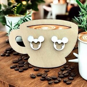 🆕 Mouse Stud Earrings Stainless Steel